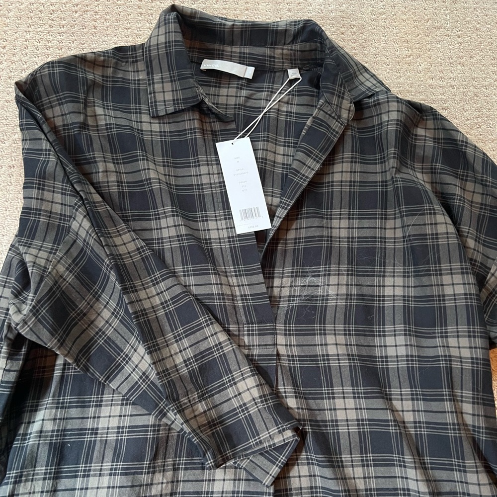 A flannel long sleeve dress in size small